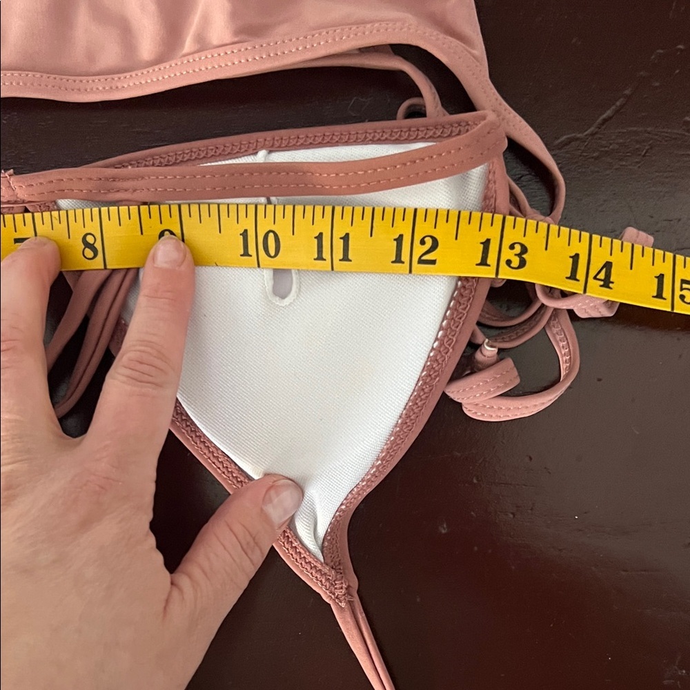 Pink Triangle Bikini Set - Picture 3 of 4